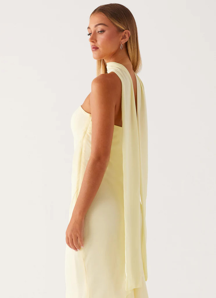 Under The Pagoda Maxi Dress - Yellow | Peppermayo (Global)