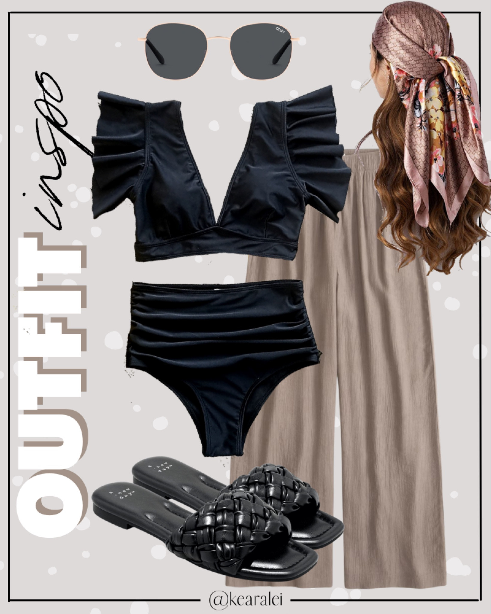 Vacation outfits resort wear spring break outfit beach outfit swim wear swimsuits Amazon target linen pants elastic waist brown gauzy pants with black tube top strapless top tank target black sandals quay sunglasses silk hair scarf boho outfits bohemian looks beach outfits || #swim #vacation #resort #springbreak #swimsuits #amazon #oldnavy #beach #sandals #sunglasses #scarf
.
.

Amazon fashion, teacher outfits, business casual, casual outfits, neutrals, street style, Midi skirt, Maxi Dress, Swimsuit, Bikini, Travel, skinny Jeans, Puffer Jackets, Concert Outfits, Cocktail Dresses, Sweater dress, Sweaters, cardigans Fleece Pullovers, hoodies, button-downs, Oversized Sweatshirts, Jeans, High Waisted Leggings, dresses, joggers, fall Fashion, winter fashion, leather jacket, Sherpa jackets, Deals, shacket, Plaid Shirt Jackets, apple watch bands, lounge set, Date Night Outfits, Vacation outfits, Mom jeans, shorts, sunglasses, Disney outfits, Romper, jumpsuit, Airport outfits, biker shorts, Weekender bag, plus size fashion, Stanley cup tumbler, Fitness Wear, Activewear, exercise outfit, workout leggings, sports bra, Lulu lemon, free people motion active athleisure Target, Abercrombie and fitch, Amazon, Shein, Nordstrom, H&M, forever 21, forever21, Walmart, asos, Nordstrom rack, Nike, adidas, Vans, Quay, Tarte, Sephora, lululemon, free people, j crew jcrew factory, old navy Home decor, playroom, pantry organization, Accent chair, Farmhouse decor, sectional sofa, entryway table, console table, sneakers, coffee table decor, laundry room, shelf decor, wall art, Nursery Ideas, Bathroom Decor, Bedroom Furniture, Living Room Furniture, home office, dining room, amazon home, Pantry Organizers, kitchen storage organizers

#LTKstyletip #LTKswim #LTKSpringSale