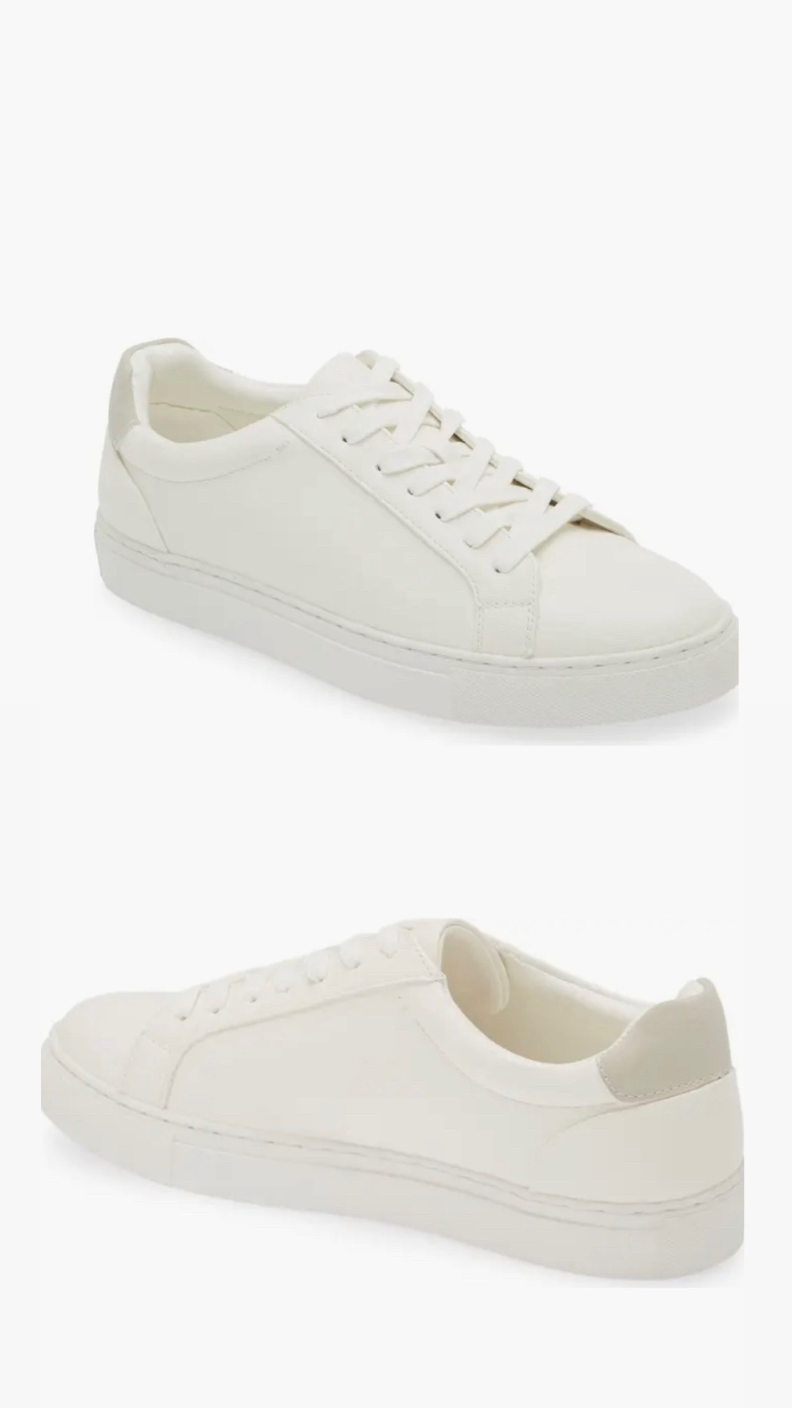 Surprise your husband, brother or dad with the most perfect white shoe. EASY to clean, VERY comfortable and only $44. My husband loves them. They’re so clean looking and you can dress them up or casually wear them 