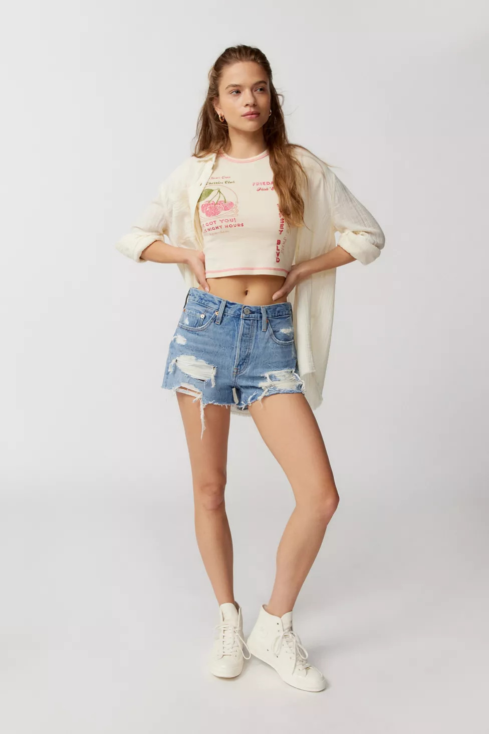 Levi’s® 501 Original Cutoff Denim Short | Urban Outfitters (US and RoW)
