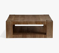 Open Box: Rockport Square Reclaimed Wood Coffee Table (44") - Cocoa Brown | Pottery Barn (US)