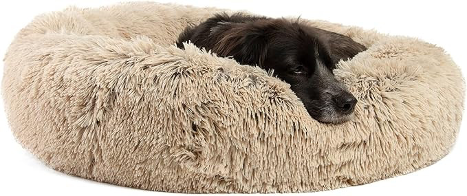 Best Friends by Sheri The Original Calming Donut Cat and Dog Bed in Shag or Lux Fur, Machine Wash... | Amazon (US)
