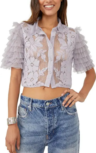Free People Lace Crop Top | Nordstrom | Nordstrom