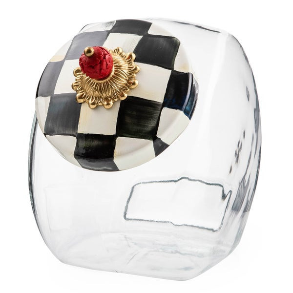 MacKenzie-Childs Cookie Jar with Courtly Check Lid | MacKenzie-Childs