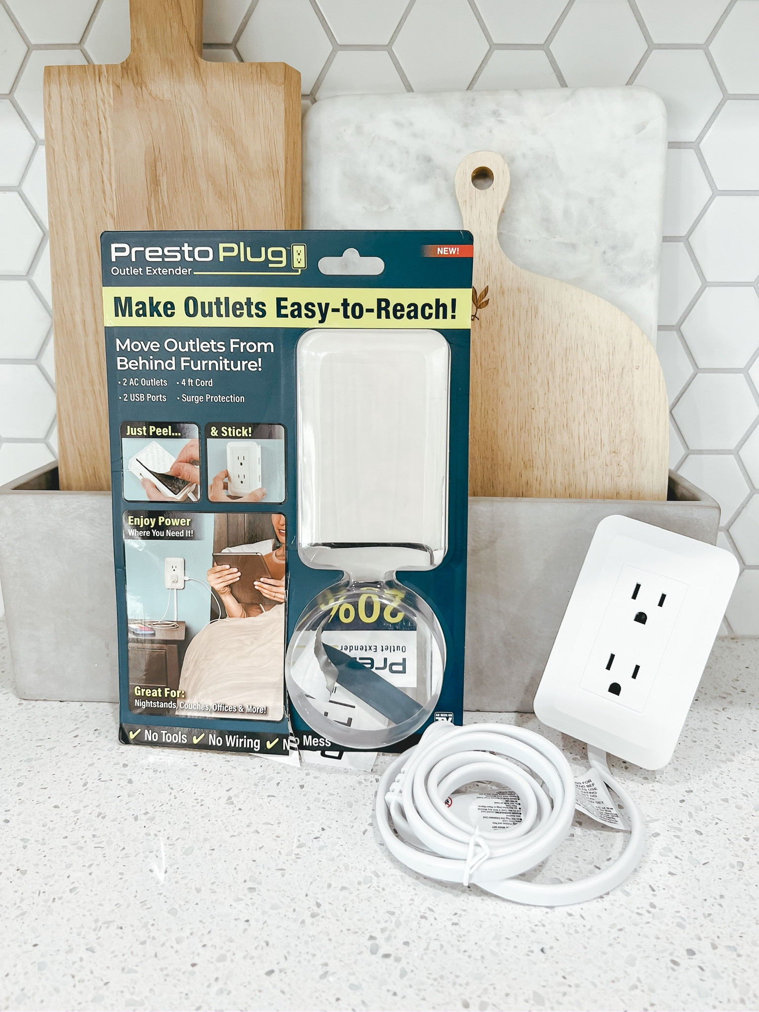 This outlet extender has been a life saver for moving into my new home. It makes outlets super easy to reach!

#LTKFind #LTKhome