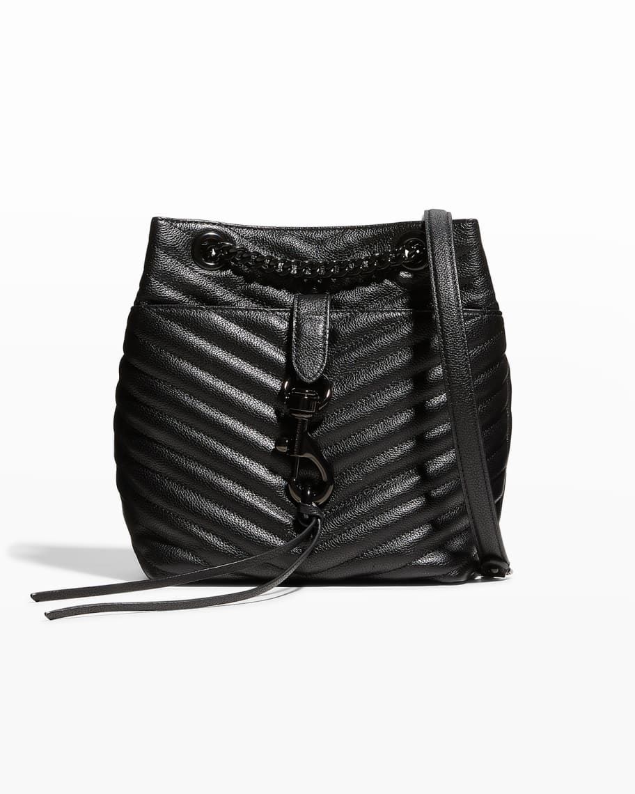 Rebecca Minkoff Edie Quilted Bucket Crossbody Bag | Neiman Marcus