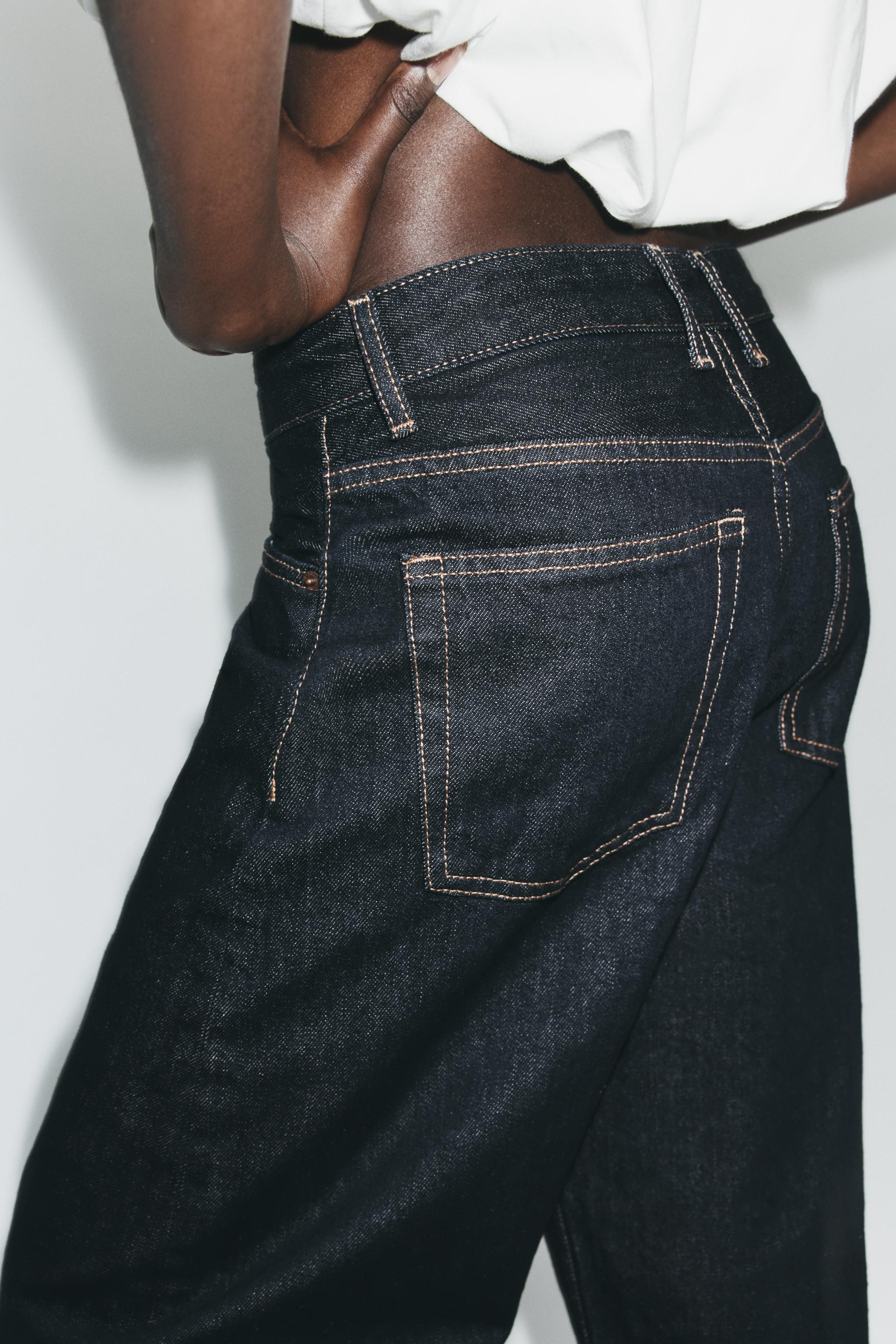 TRF BARREL HIGH WAIST JEANS | Zara US