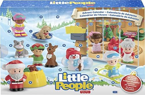 Fisher-Price Little People Advent Calendar, Count Down to Christmas with Your Toddler's Favorite ... | Amazon (US)