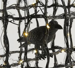 Lit Crow Bird Cage | Pottery Barn (US)
