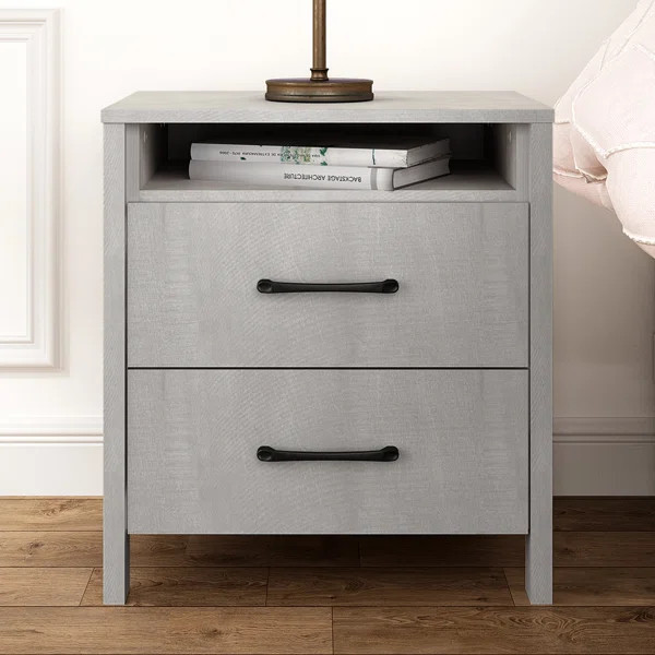Allysyn 22.7" 2 Drawer Nightstand | Wayfair North America