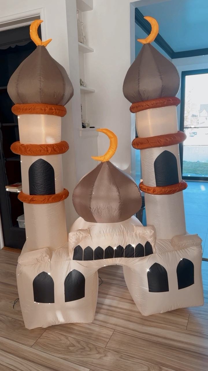 Ramadan Decor inflatable mosque 🕌 
Outdoor Eid/Ramadan decor shop now 

#LTKkids #LTKfamily #LTKVideo