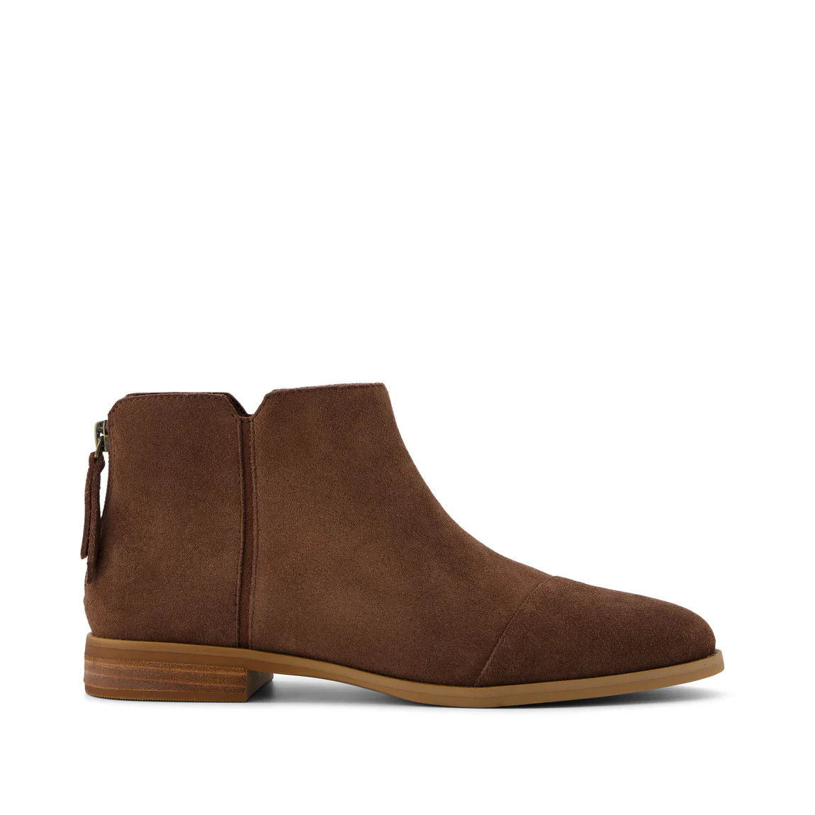 Rylie Dark Brown Suede Boot | Toms EMEA