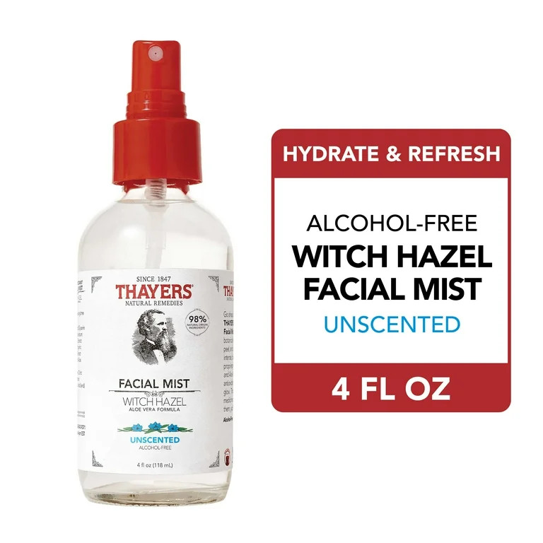 Thayers Unscented Witch Hazel Face Mist, 4 oz | Walmart (US)