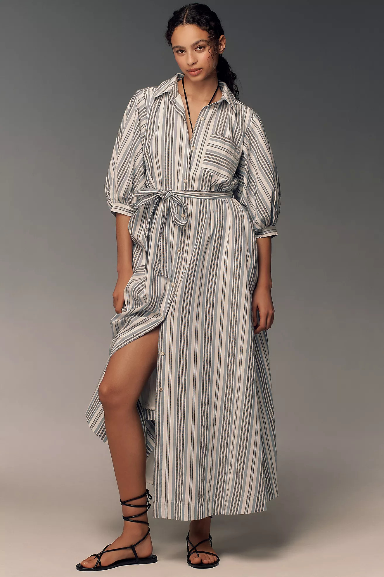 Maeve Linen Shirt Dress | Anthropologie (US)