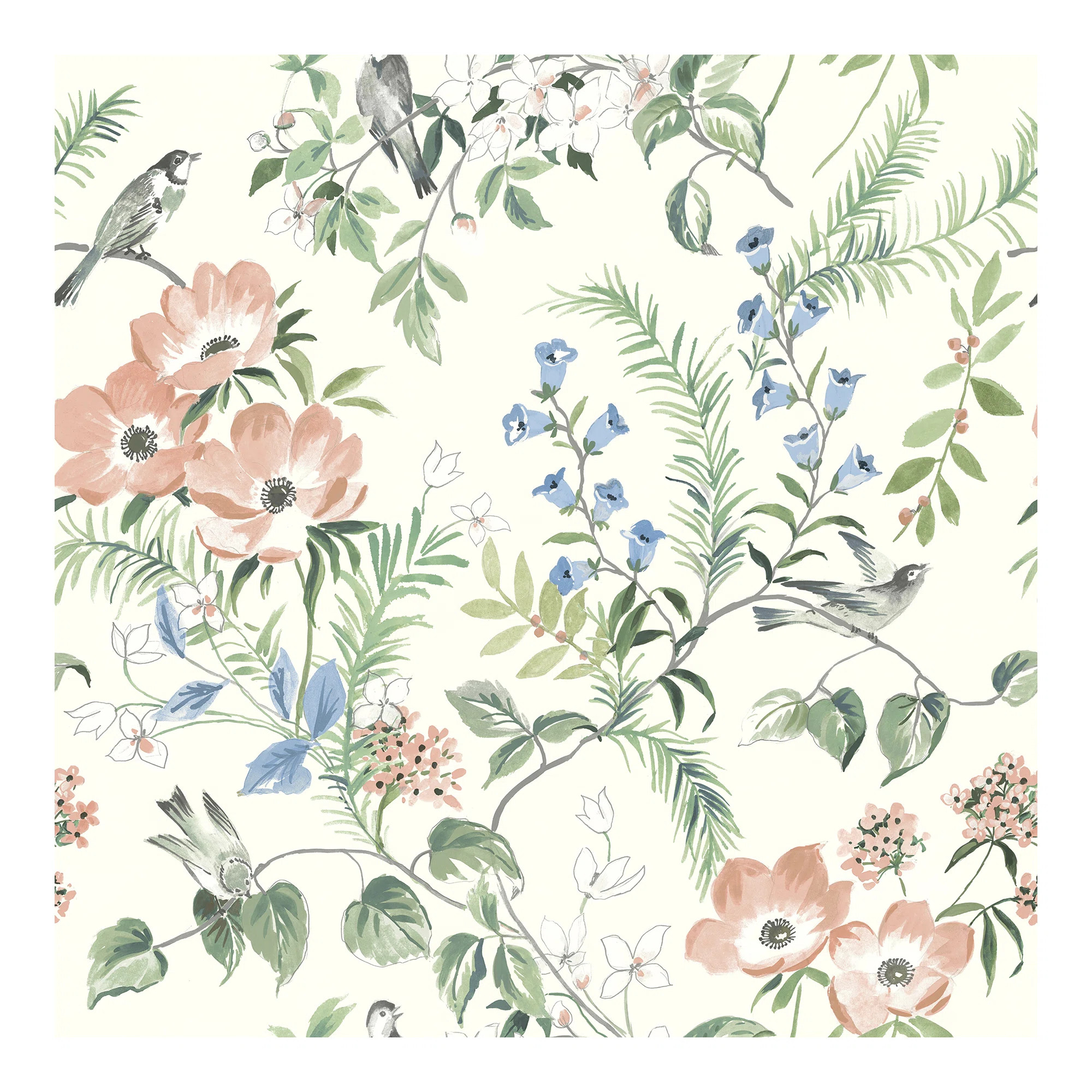 Harton Floral Roll | Birch Lane