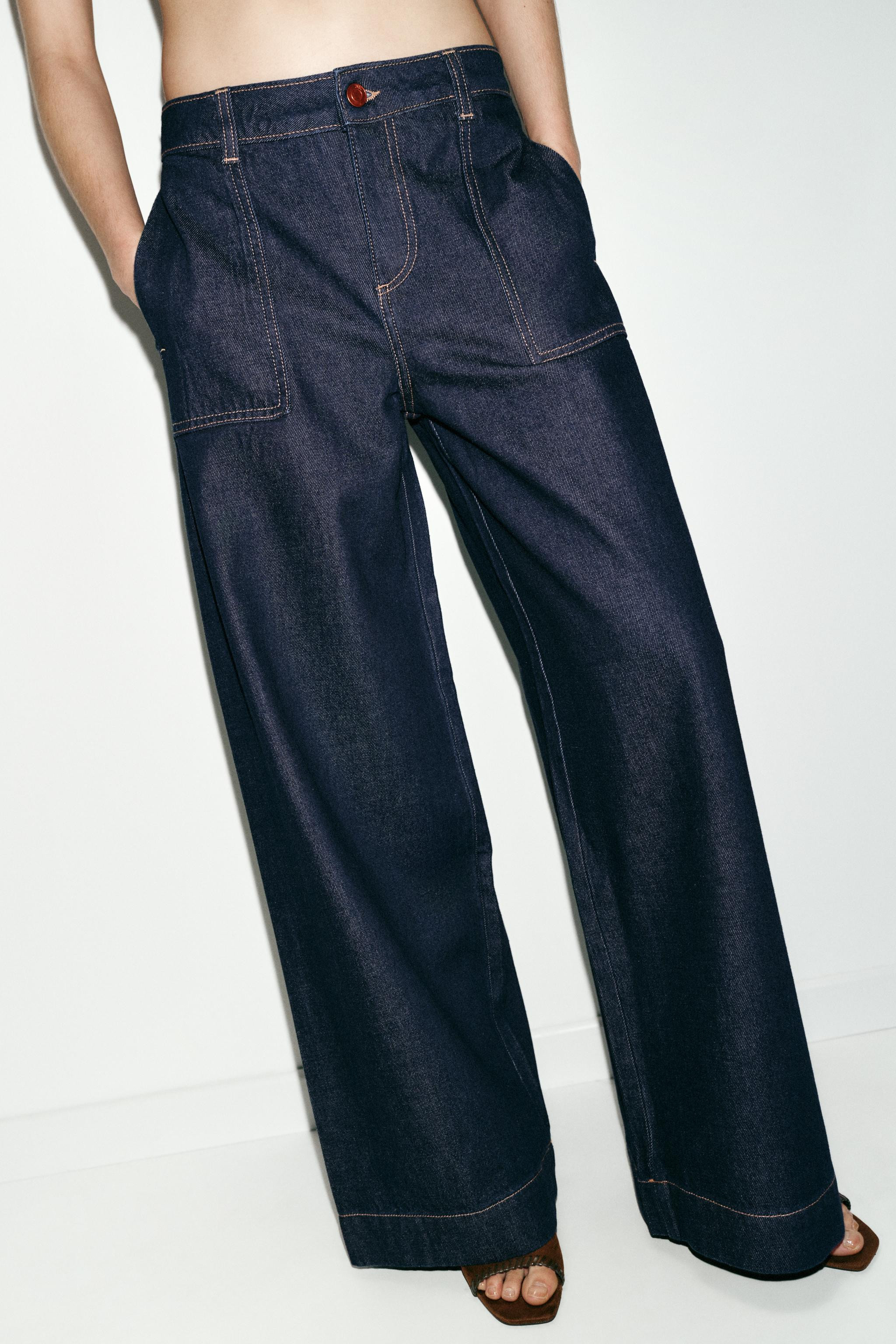 Z1975 MID-RISE WIDE LEG JEANS | Zara US