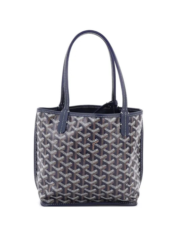 Anjou Reversible Tote Coated Canvas Mini satchel | Farfetch Global