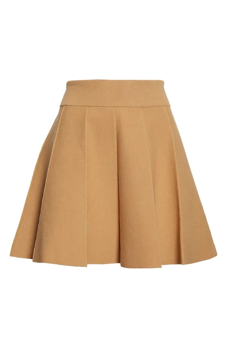 Club Monaco Carly Pleated Knit Miniskirt | Nordstrom | Nordstrom