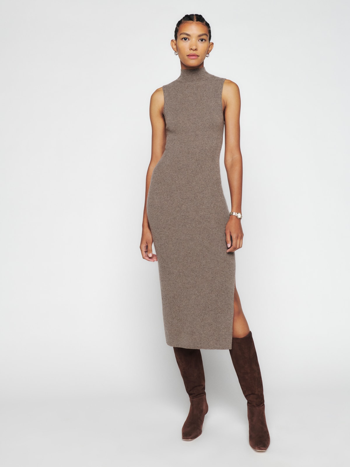 Ida Cashmere Sleeveless Sweater Dress | Reformation (US & AU)