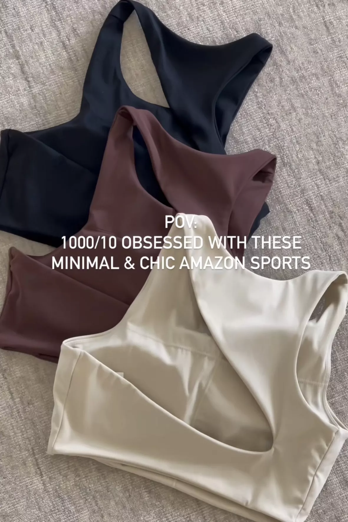Solid Backless Sports Bra curated on LTK