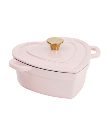 3qt Cast Iron Heart Dutch Oven | TJ Maxx