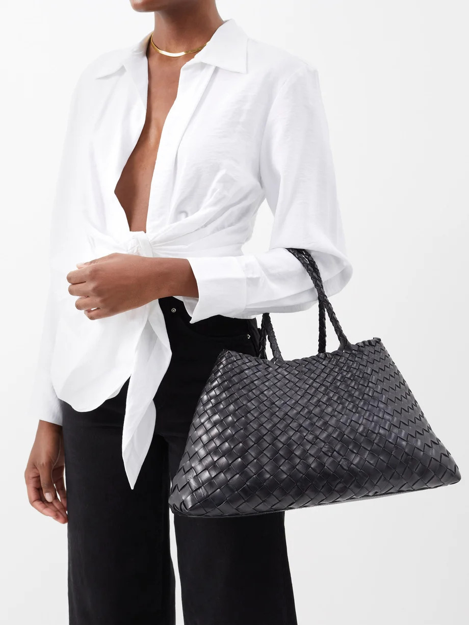 Santa Croce large woven-leather basket bag | Dragon Diffusion | Matches (UK)