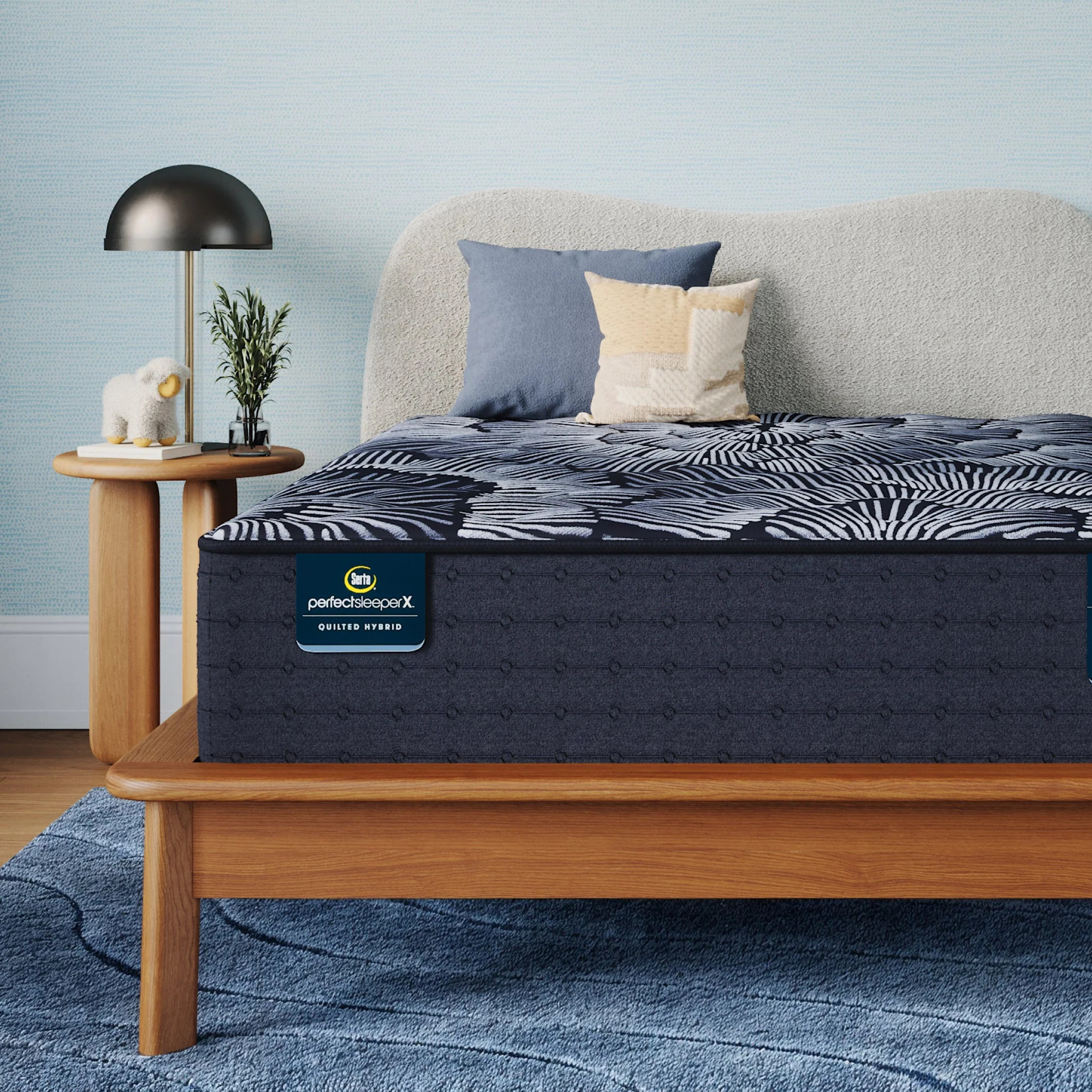 Serta Perfect Sleeper X Quilted Level One 14.25" Hybrid Enhanced Plush Mattress - Queen | Serta