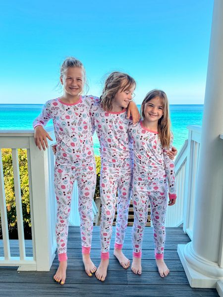 beach for the week! the perfect matching buttery soft jams! size ranges up to 12/14!! parker and jolie are in the 12/14 and baker is in size 9/10. these are true to size

#LTKFamily #LTKTravel #LTKKids