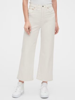 Womens / JeansHigh Rise Wide-Leg Crop Jeans | Gap (US)