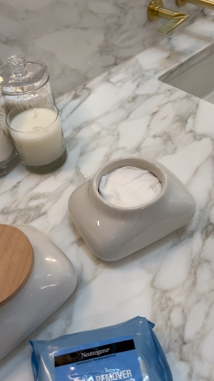 Bathroom storage and functional decor 

#LTKbeauty #LTKVideo #LTKhome