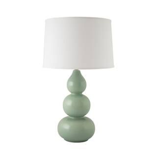Triple Gourd 28.5 in. Gloss Wythe Blue Indoor Table Lamp-015-22 - The Home Depot | The Home Depot