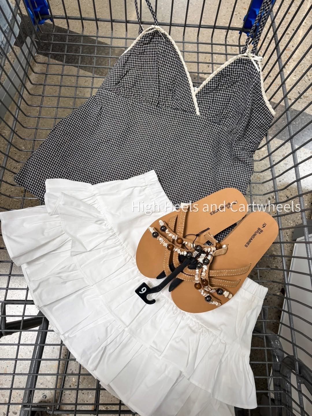 This Walmart skirt is so easy to pair with any top and elevate your look!