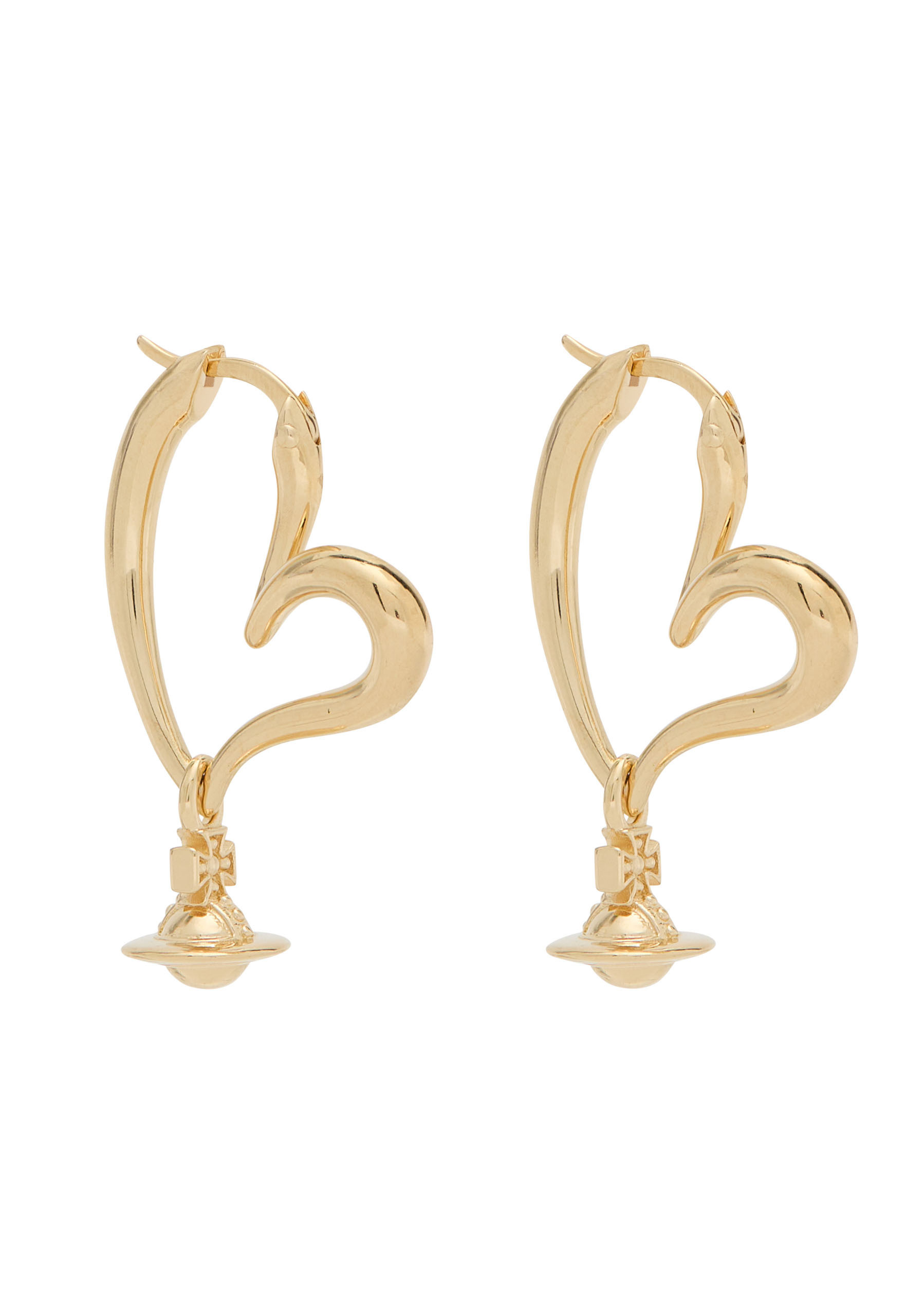 Emily heart hoop earrings | Harvey Nichols