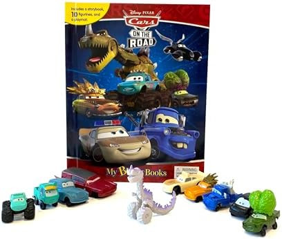 Disney / Pixar Cars on the Road My Busy Books - Storybook, 10 figurines, playmat      Novelty Boo... | Amazon (US)