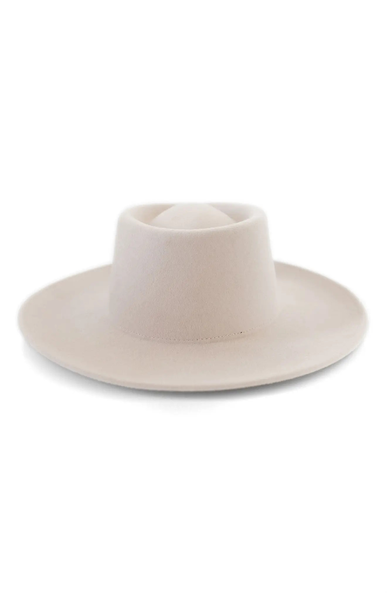 Women's Gigi Pip Ginger Gambler Wool Hat, Size Medium/Large - Ivory | Nordstrom