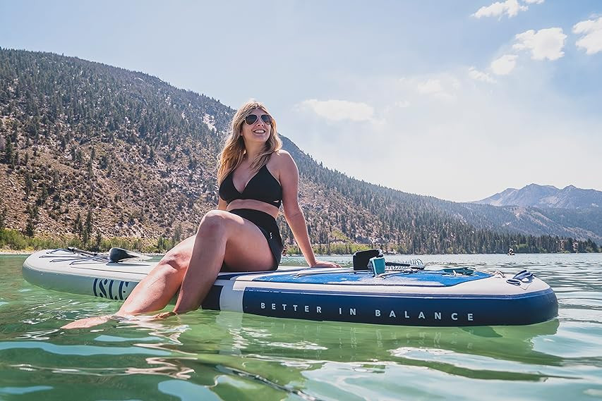ISLE Pioneer Inflatable Stand Up Paddle Board & iSUP Bundle Accessory Pack — Durable, Lightweight wi | Amazon (US)