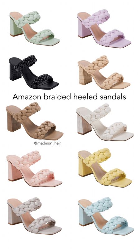 Amazon braided heeled sandals 

#LTKshoecrush #LTKsalealert