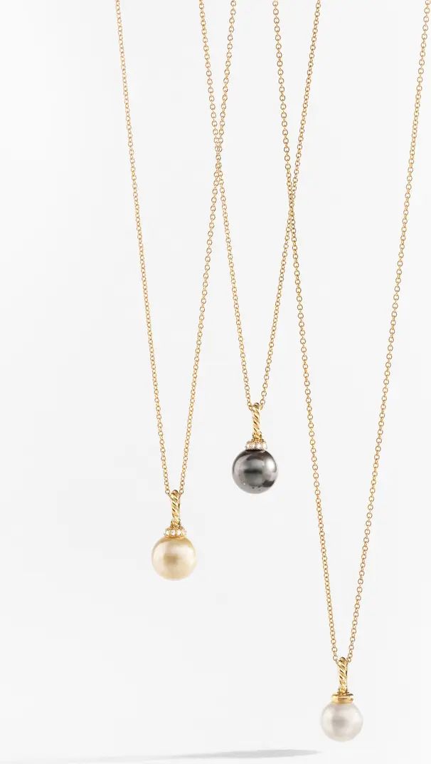 Solari Pendant Necklace with Pearls and Diamonds in 18K Gold | Nordstrom