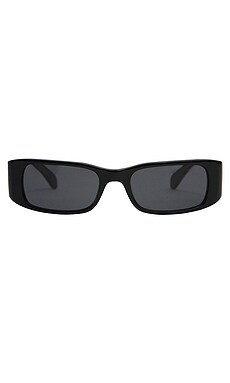 Elisa Johnson Reighne Sunglasses in Gloss Black from Revolve.com | Revolve Clothing (Global)