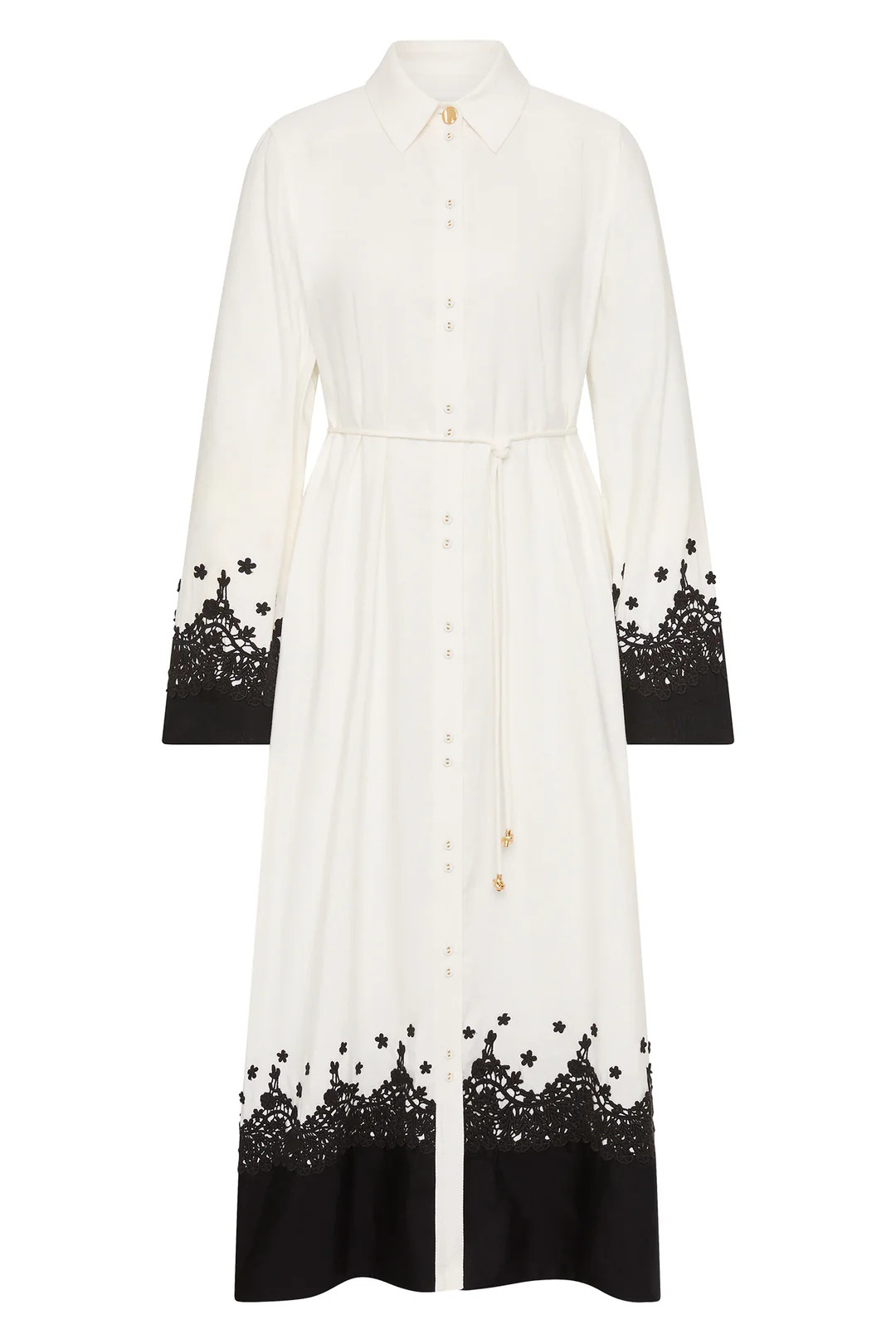 Charmer Lace Trim Midi Dress | aje. (Australia and New Zealand)