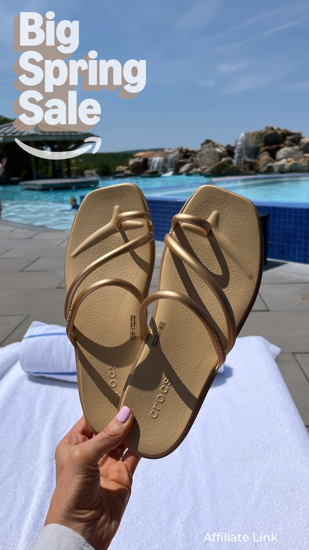 The most comfortable sandals!! Waterproof and perfect for pool season 

#LTKSeasonal #LTKSaleAlert #LTKSwim