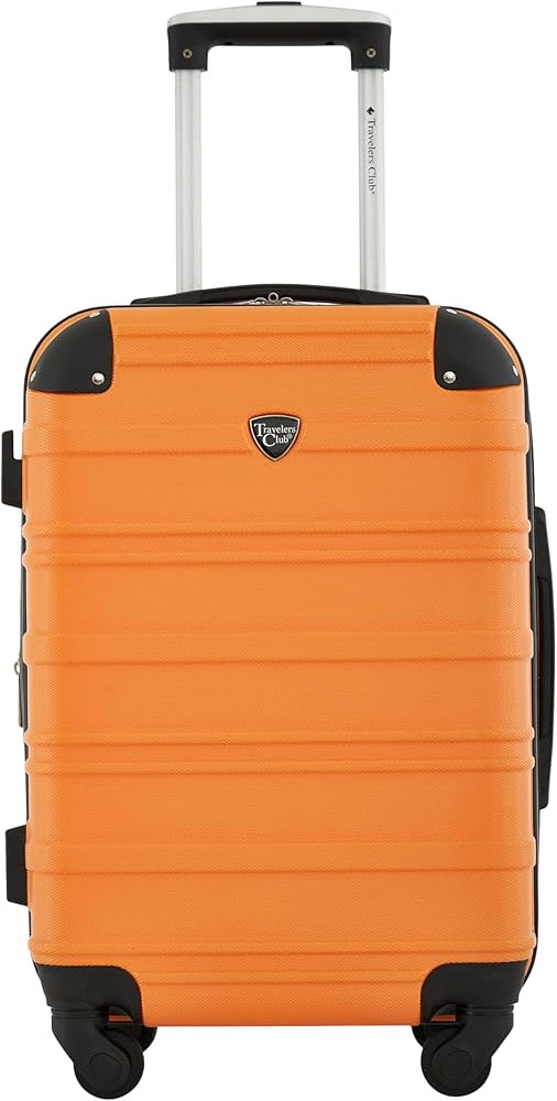 Travelers Club Phoenix Luggage, Sun Orange, 22-Inch Carry-On | Amazon (US)