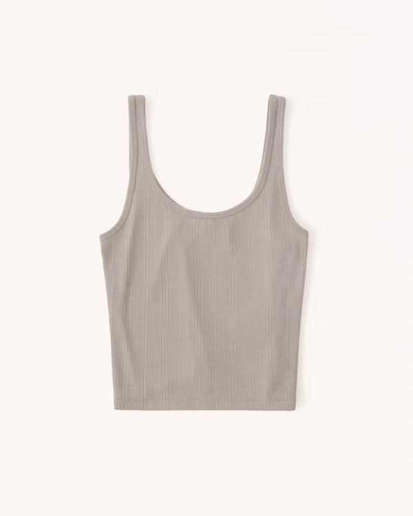 Women's Cozy Rib Scoopneck Sleep Tank | Women's Intimates & Sleepwear | Abercrombie.com | Abercrombie & Fitch (US)