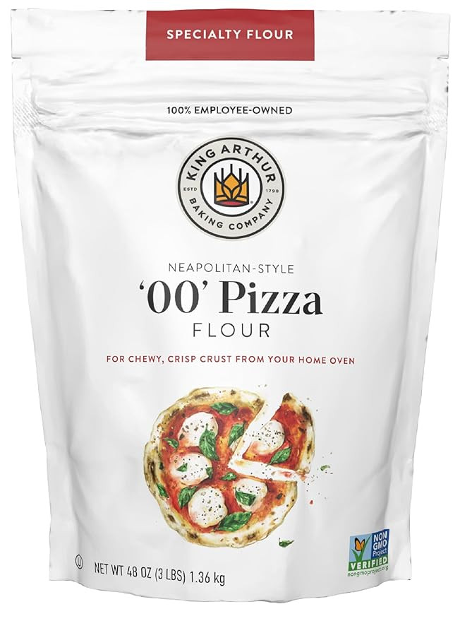King Arthur 00 Pizza Flour, Non-GMO Project Verified, 100% American Grown Wheat, 3lb | Amazon (US)