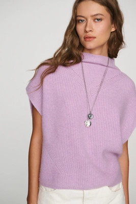 Enza 100% Cashmere Poncho Sweater Vest | Anthropologie (US)