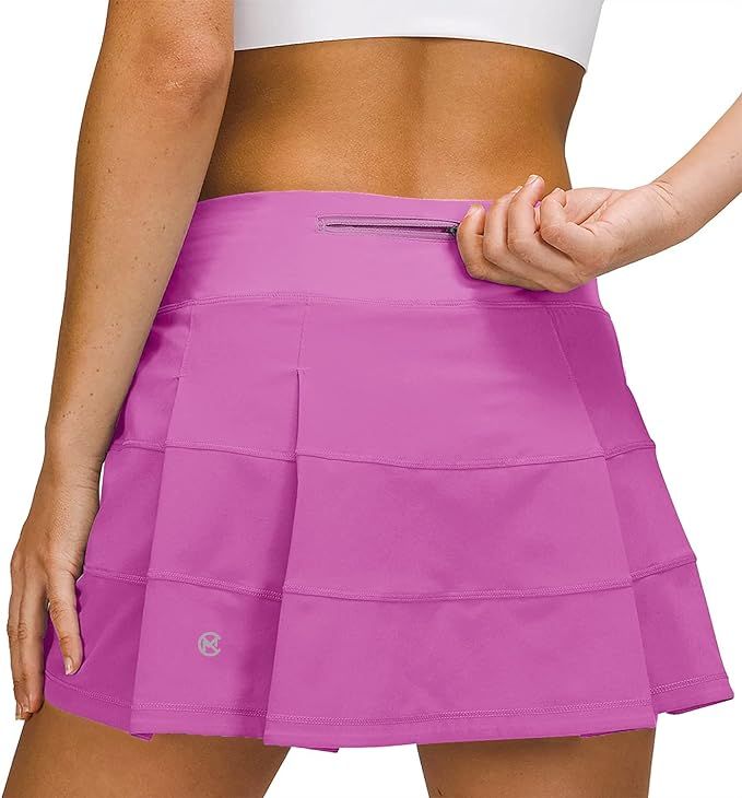 MCEDAR Athletic Tennis Golf Skorts Skirts for Women with Pocket Workout Running Sports Pleated Sk... | Amazon (US)