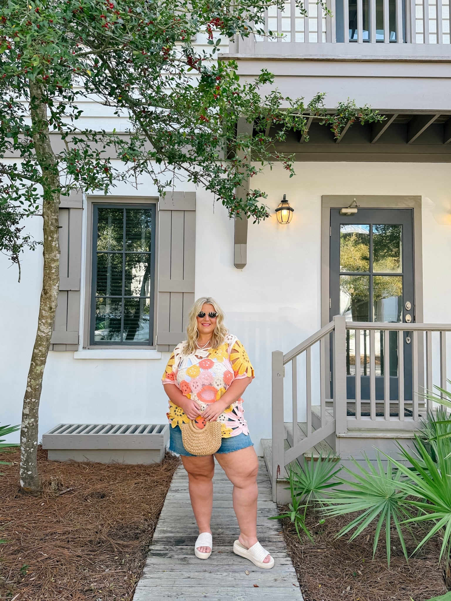 Wearing size 18-20 shirt and 18 shorts! 

#LTKMidsize #LTKootd #LTKPlusSize