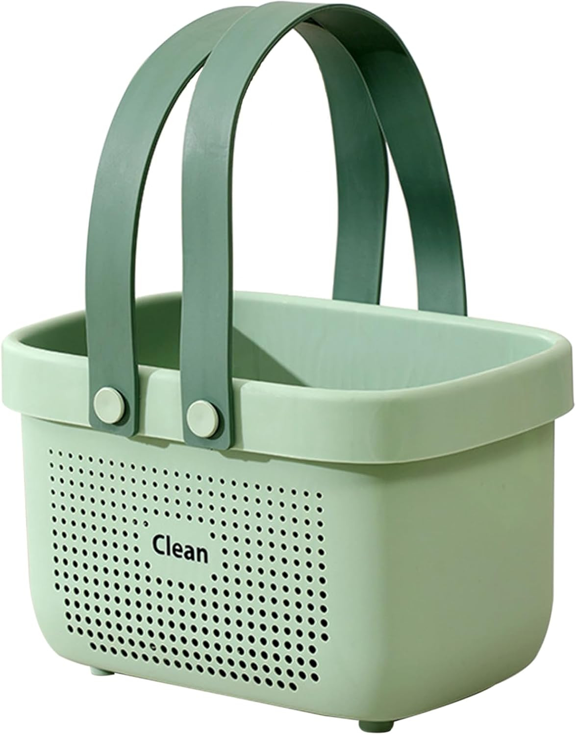 Plastic Storage Basket with Handle Portable Shower Caddy Tote Organizer Basket Bin for Bathroom K... | Amazon (US)