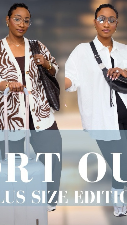 Plus size airport outfits, what to wear to the airport, comfortable airport outfits, fashionable airport outfits

#LTKPlusSize #LTKTravel #LTKFindsUnder50