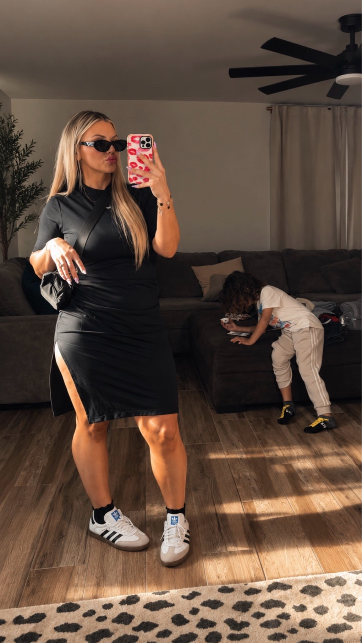 This dress is giving me life.. let’s call her ￼effortlessly put together.

#LTKmomlife #LTKMidsize #LTKPetite